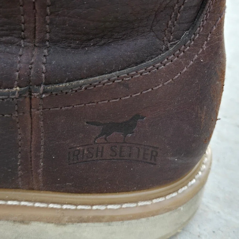 Red Wing Irish Setter Men Size 10 D Steel Toe Safety Toe Work Boots 83908 Ashby